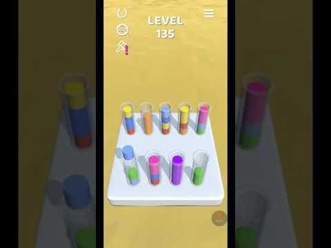 Video guide by Glitter and Gaming Hub: Sort It 3D Level 135 #sortit3d
