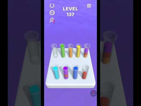Video guide by Glitter and Gaming Hub: Sort It 3D Level 137 #sortit3d