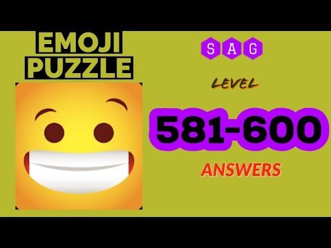 Video guide by Super Andro Gaming: Emoji Puzzle! Level 581 #emojipuzzle