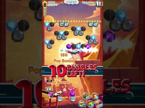Video guide by IOS Fun Games: Bubble Mania Level 672 #bubblemania