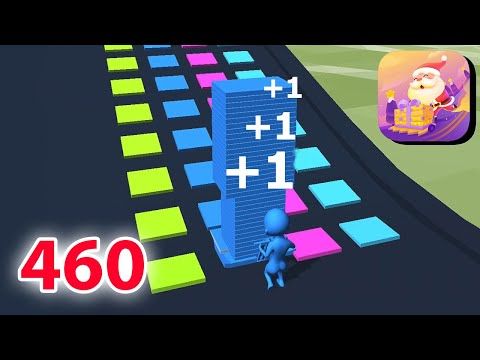 Video guide by DroidWalkthroughGamingTV: Stack Colors! Level 460 #stackcolors