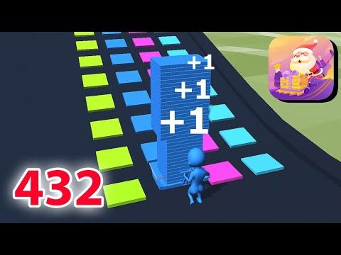 Video guide by DroidWalkthroughGamingTV: Stack Colors! Level 432 #stackcolors