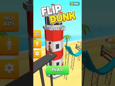 Video guide by Frog Gamer Plays: Flip Dunk Level 24-25 #flipdunk