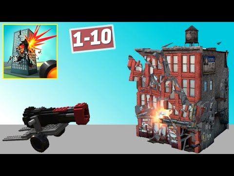 Video guide by HOTGAMES: Cannon Demolition Level 1-10 #cannondemolition