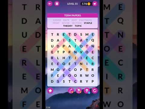 Video guide by ETPC EPIC TIME PASS CHANNEL: Wordscapes Search Level 55 #wordscapessearch