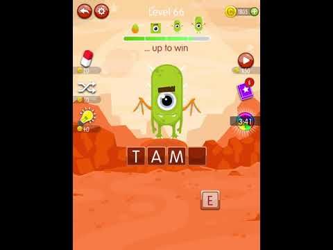 Video guide by Scary Talking Head: Word Monsters Level 66 #wordmonsters