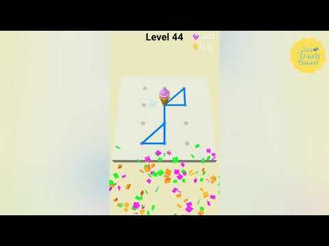 Video guide by Ara Trendy Games: Line Paint! Level 44 #linepaint