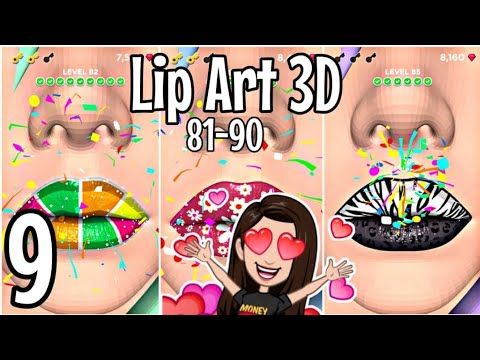 Video guide by YeyisPlay: Lip Art 3D Level 81 #lipart3d
