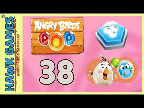 Video guide by Angry Birds Gameplay: Pop Bubble Shooter Level 38 #popbubbleshooter
