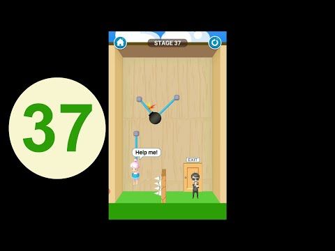 Video guide by Just Awesome: Rescue cut! Level 37 #rescuecut