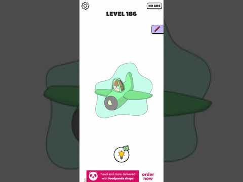 Video guide by Chaker Gamer: Draw a Line: Tricky Brain Test Level 186 #drawaline