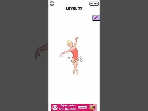 Video guide by Chaker Gamer: Draw a Line: Tricky Brain Test Level 77 #drawaline