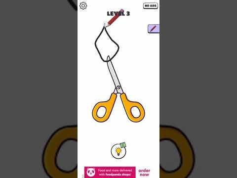 Video guide by Chaker Gamer: Draw a Line: Tricky Brain Test Level 3 #drawaline
