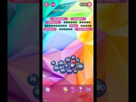 Video guide by ETPC EPIC TIME PASS CHANNEL: Word Pearls Level 477 #wordpearls