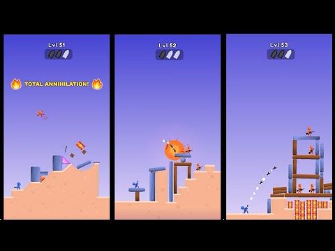 Video guide by Lets Play Games: Bazooka Boy Level 51-55 #bazookaboy