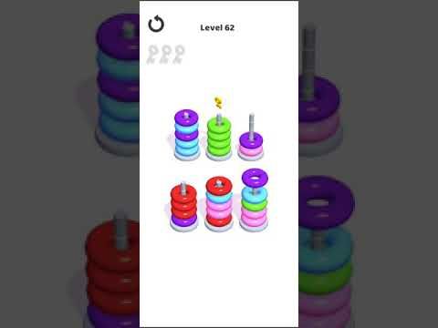 Video guide by Mobile games: Hoop Stack Level 62 #hoopstack