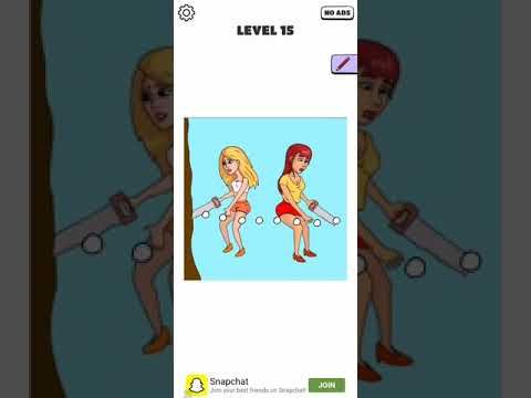 Video guide by Chaker Gamer: Draw a Line: Tricky Brain Test Level 15 #drawaline