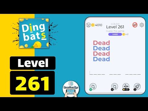 Video guide by BrainGameTips: Dingbats! Level 261 #dingbats