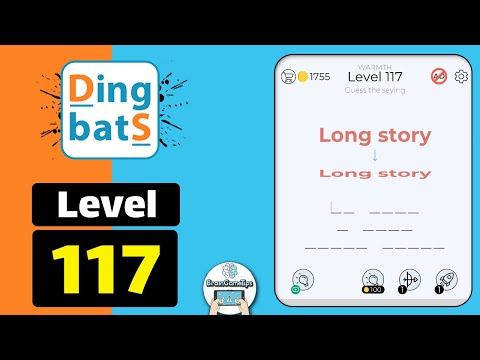 Video guide by BrainGameTips: Dingbats! Level 117 #dingbats