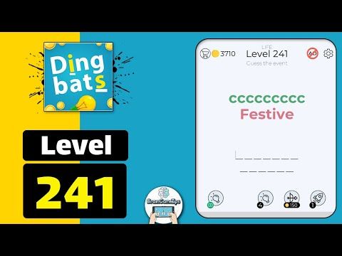 Video guide by BrainGameTips: Dingbats! Level 241 #dingbats