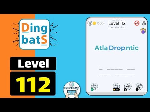 Video guide by BrainGameTips: Dingbats! Level 112 #dingbats