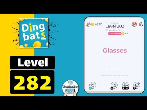 Video guide by BrainGameTips: Dingbats! Level 282 #dingbats