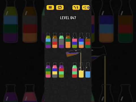 Video guide by HelpingHand: Soda Sort Puzzle Level 647 #sodasortpuzzle