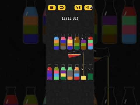 Video guide by HelpingHand: Soda Sort Puzzle Level 603 #sodasortpuzzle