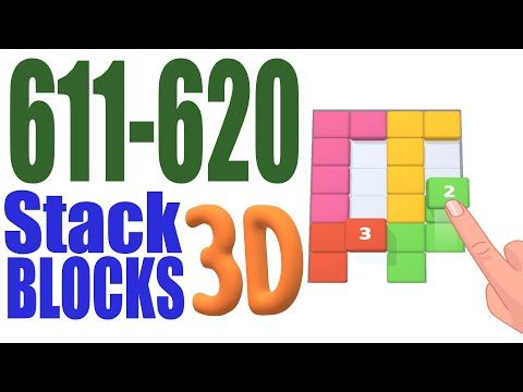Video guide by Cat Shabo: Stack Blocks 3D Level 611 #stackblocks3d