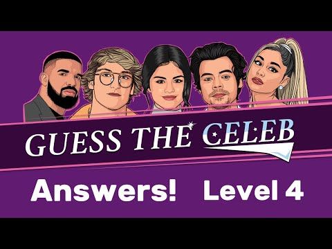 Video guide by Kingim Studio: Quiz: Guess the Celeb 2021 Level 4 #quizguessthe