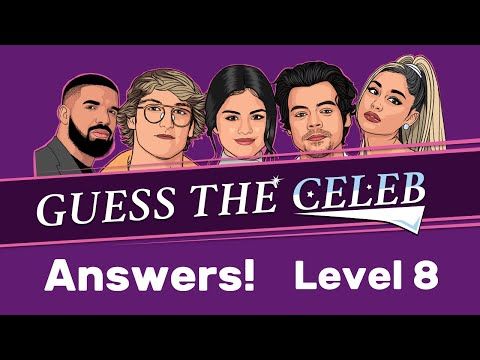 Video guide by Kingim Studio: Quiz: Guess the Celeb 2021 Level 8 #quizguessthe