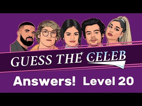 Video guide by Kingim Studio: Quiz: Guess the Celeb 2021 Level 20 #quizguessthe