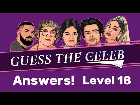 Video guide by Kingim Studio: Quiz: Guess the Celeb 2021 Level 18 #quizguessthe