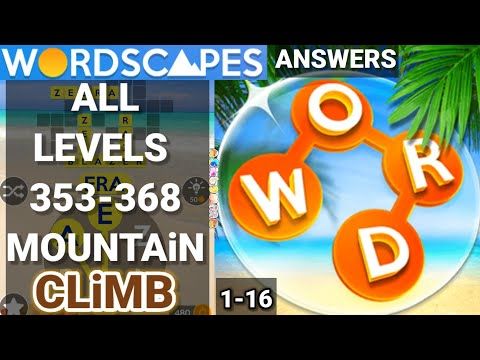 Video guide by FILGA: Wordscapes Level 353 #wordscapes
