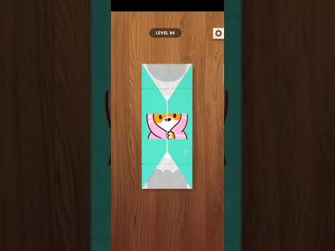 Video guide by Go Answer: Paper Fold Level 84 #paperfold