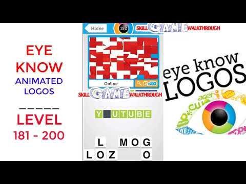 Video guide by Skill Game Walkthrough: Eye Know: Animated Logos Level 181 #eyeknowanimated