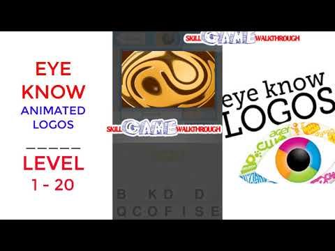 Video guide by Skill Game Walkthrough: Eye Know: Animated Logos Level 1 #eyeknowanimated