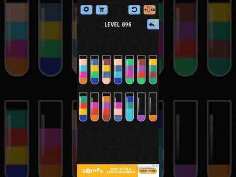 Video guide by ITA Gaming: Water Color Sort Level 895 #watercolorsort