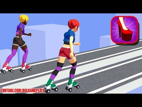 Video guide by OGLPLAYS Android iOS Gameplays: Shoe Race Level 15-17 #shoerace
