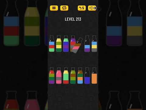 Video guide by HelpingHand: Soda Sort Puzzle Level 213 #sodasortpuzzle