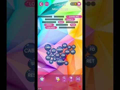 Video guide by ETPC EPIC TIME PASS CHANNEL: Word Pearls Level 521 #wordpearls