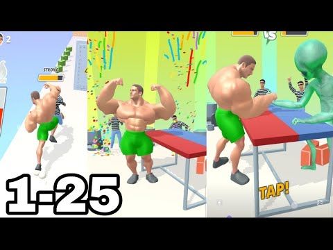 Video guide by Master of Puzzles: Muscle Rush Level 1-25 #musclerush