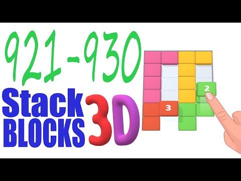 Video guide by Cat Shabo: Stack Blocks 3D Level 921 #stackblocks3d