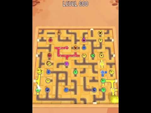 Video guide by D Lady Gamer: Water Connect Puzzle Level 600 #waterconnectpuzzle