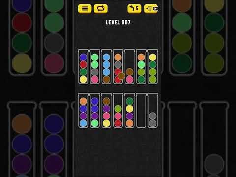 Video guide by Mobile games: Ball Sort Puzzle Level 907 #ballsortpuzzle