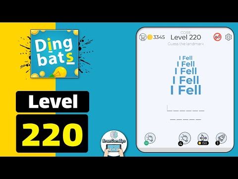 Video guide by BrainGameTips: Dingbats! Level 220 #dingbats