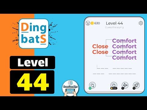 Video guide by BrainGameTips: Dingbats! Level 44 #dingbats