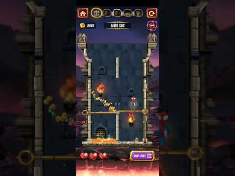 Video guide by Pluzif Mobile Gameplays: Pin Pull Level 126 #pinpull