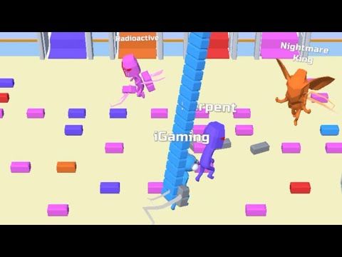 Video guide by iGaming: Bridge Race Level 7-9 #bridgerace