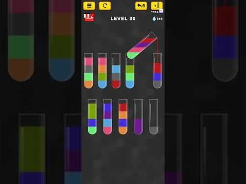 Video guide by Mobile Games: Water Sort Color Puzzle Level 30 #watersortcolor